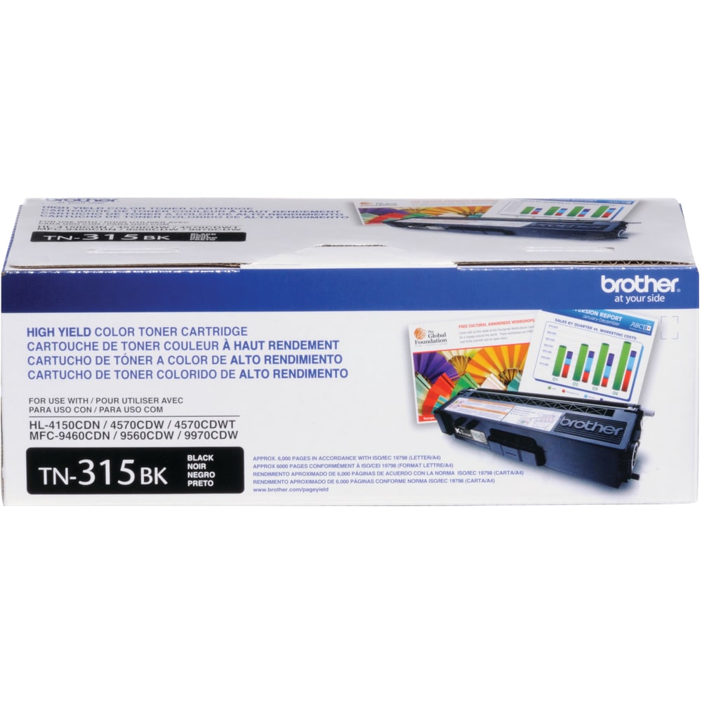 Brother TN-315 Black Toner Cartridge, TN-315BK MPN:TN315BK