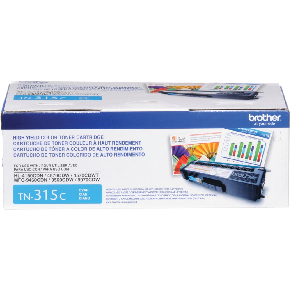 Brother TN-315 Cyan Toner Cartridge, TN-315C MPN:TN315C