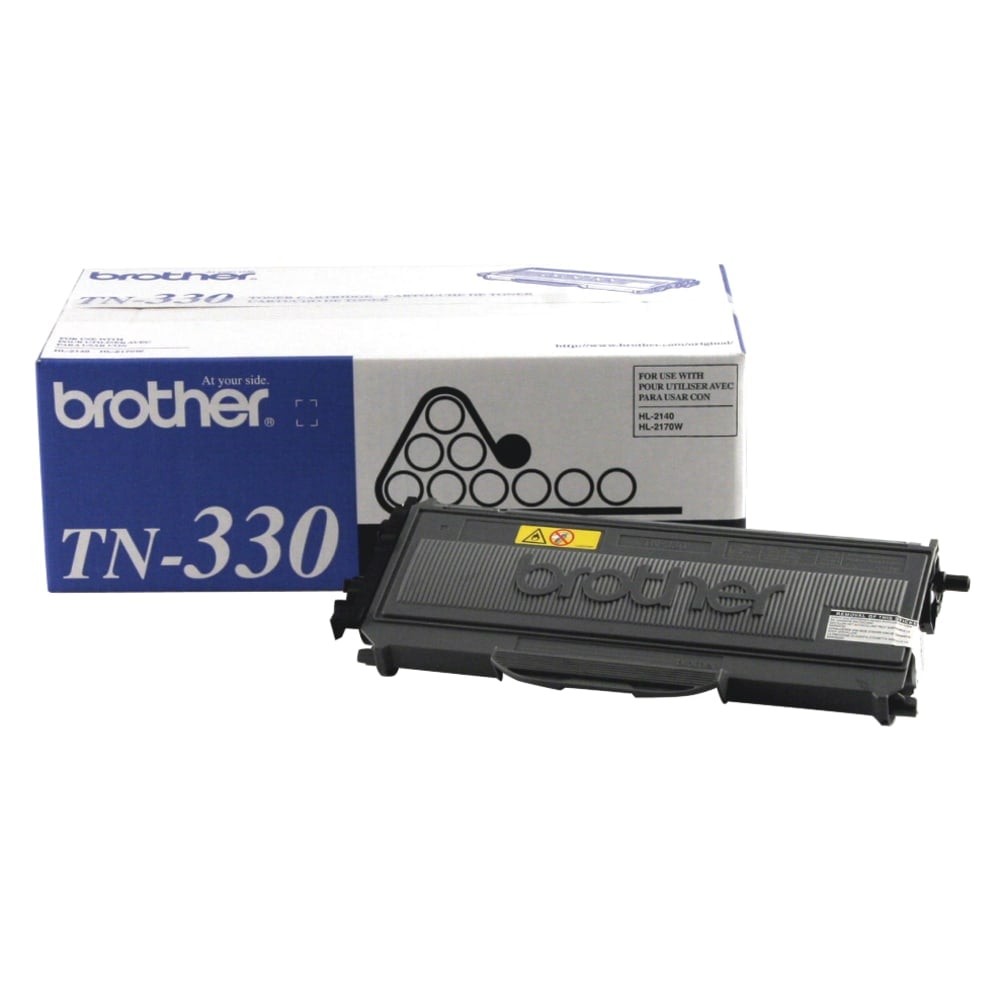 Brother TN-330 Black Toner Cartridge, TN-330BK (Min Order Qty 2) MPN:TN330