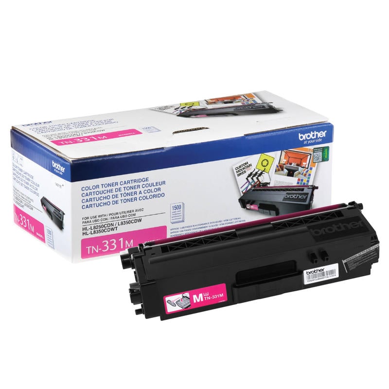 Brother TN-331 Magenta Toner Cartridge, TN-331M MPN:TN331M