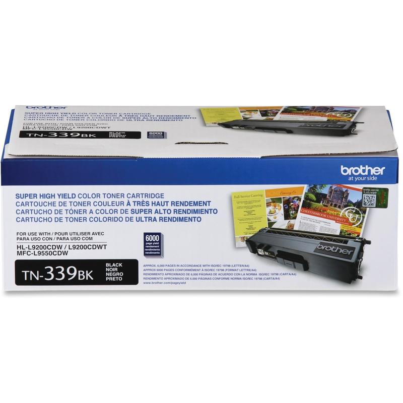 Brother TN-339 Black High Yield Toner Cartridge, TN-339BK MPN:TN339BK