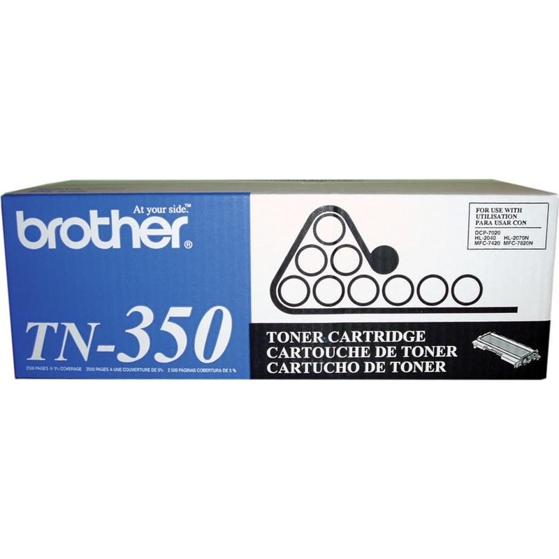 Brother TN-350 Black Toner Cartridge, TN-350BK MPN:TN350