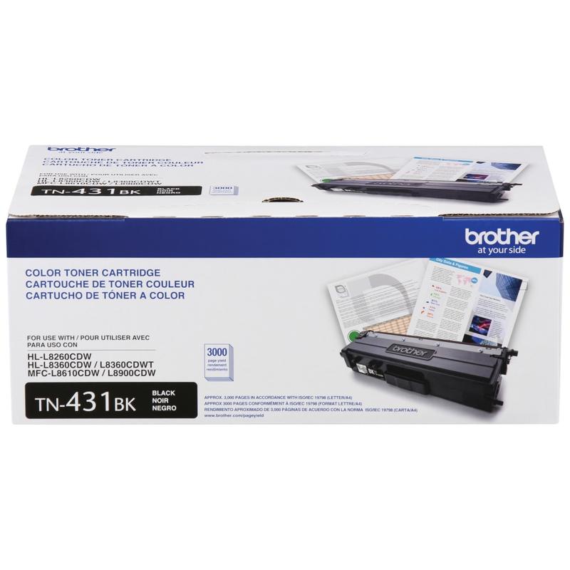 Brother TN-431 Black Toner Cartridge, TN-431BK MPN:TN431BK