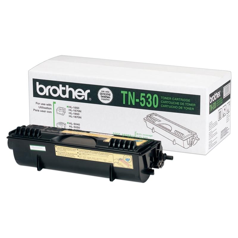 Brother TN-530 Black Toner Cartridge, TN-530BK MPN:TN530