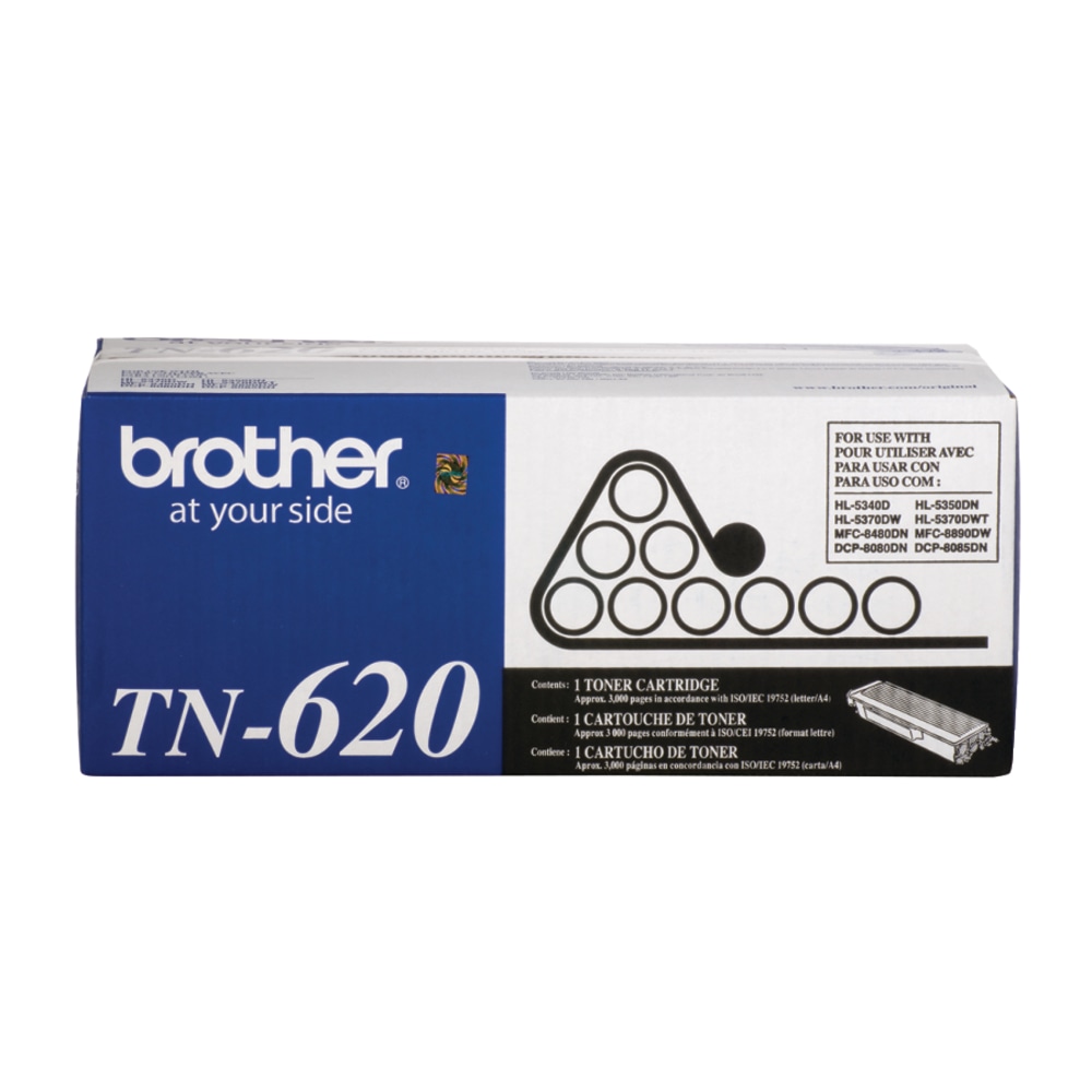 Brother TN-620 Black Toner Cartridge, TN-620BK MPN:TN620