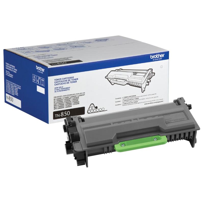 Brother TN-850 Black High Yield Toner Cartridge, TN-850BK MPN:TN850