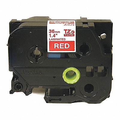 Label Tape Cartridge Black/Rd 1-13/32 W MPN:TZe465