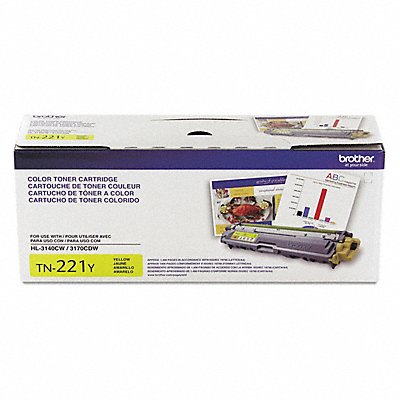 Toner Cartridge Standard Yield Yellow MPN:BRT-TN221Y