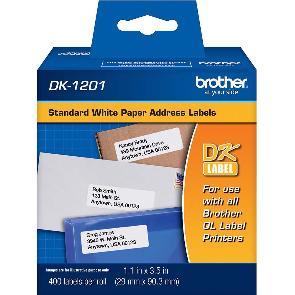 Label Ribbon: Black & White, Paper MPN:DK1201