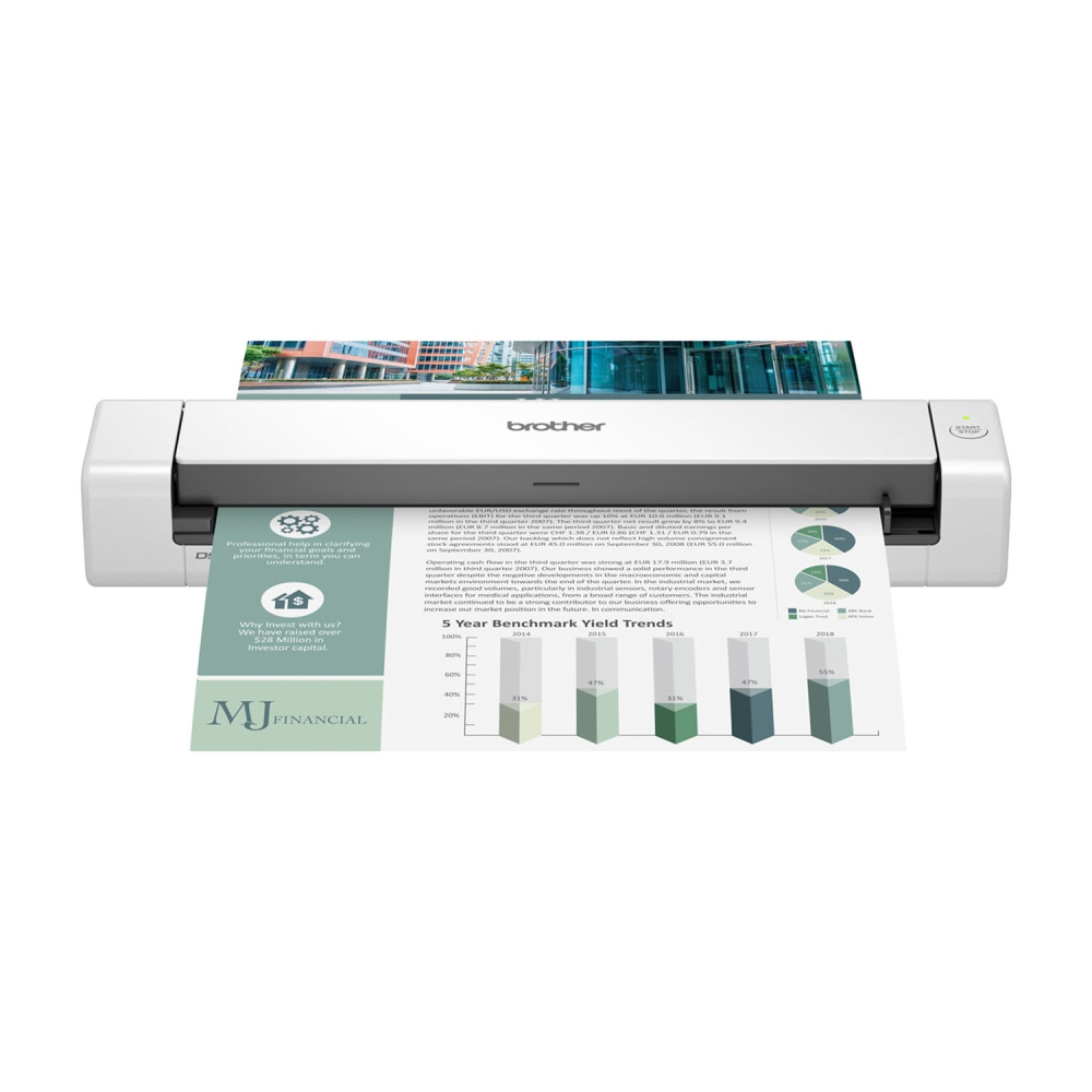 Brother DSmobile DS-740D Duplex Portable Color Document Scanner, 1.8inH x 11.9inW x 2.5inD MPN:DS-740D