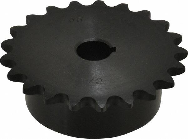 Finished Bore Sprocket: 21 Teeth, 3/8