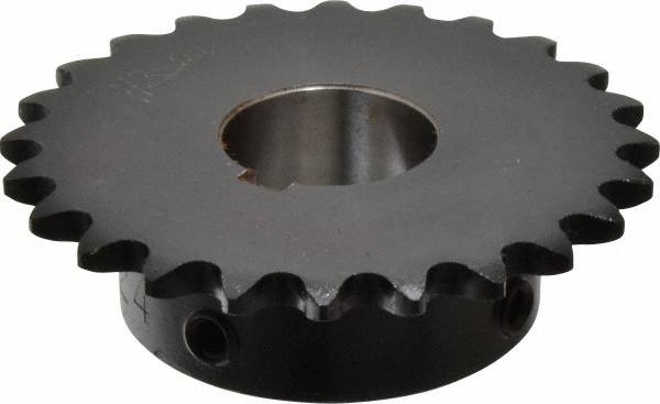 Finished Bore Sprocket: 24 Teeth, 3/8