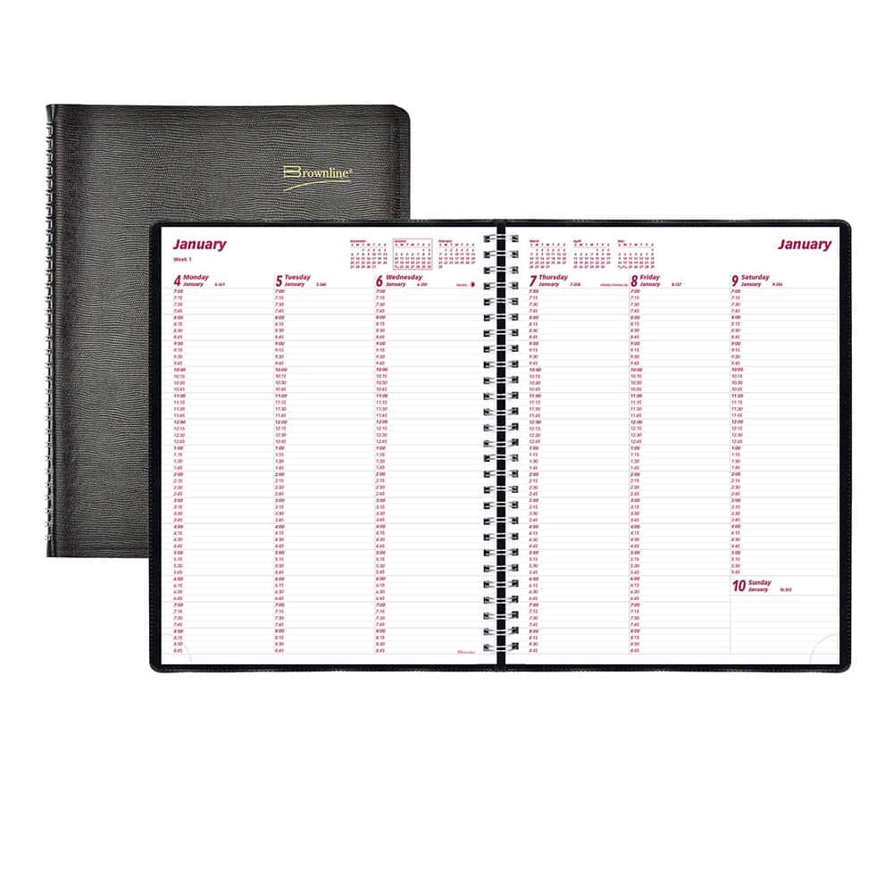 Appointment Book: 132 Sheets, Planner Ruled MPN:REDCB950BLK