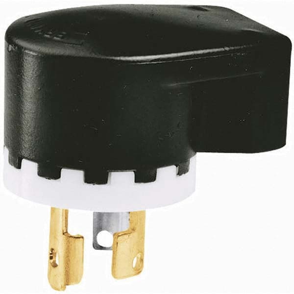 Locking Inlet: Plug, Industrial, L5-15P, 125V, Black & White MPN:4722N