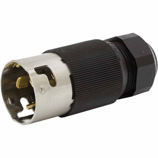 Locking Inlet: Plug, Industrial, Non-NEMA, 125 & 250V, Black MPN:CS6365L