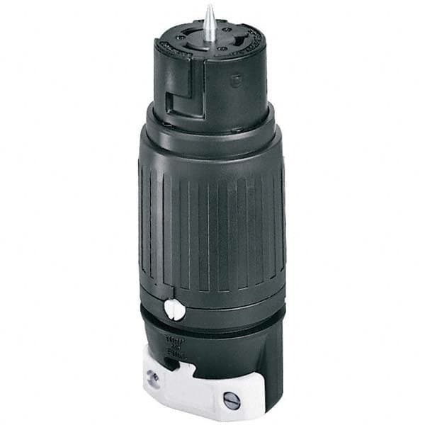 Locking Inlet: Connector, Industrial, Non-NEMA, 250V, Black & White MPN:CS8264