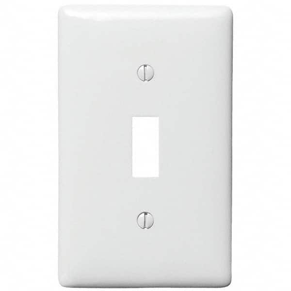 Wall Plates, Wall Plate Type: Switch Plates, Wall Plate Configuration: Toggle Switch, Shape: Rectangle, Wall Plate Size: Standard, Number of Gangs: 1 MPN:P1W