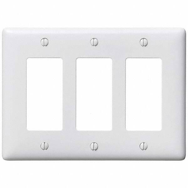 Wall Plates, Wall Plate Type: Outlet Wall Plates , Color: White , Wall Plate Configuration: GFCI/Surge Receptacle , Material: Thermoplastic , Shape: Rectangle  MPN:P263W