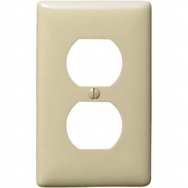 Wall Plates, Wall Plate Type: Outlet Wall Plates, Wall Plate Configuration: Duplex Outlet, Shape: Rectangle, Wall Plate Size: Standard, Number of Gangs: 1 MPN:P8I