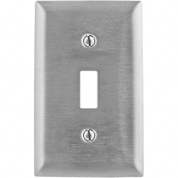 Wall Plates, Wall Plate Type: Switch Plates , Wall Plate Configuration: Toggle Switch , Shape: Rectangle , Wall Plate Size: Standard , Number of Gangs: 1, 1  MPN:SS1