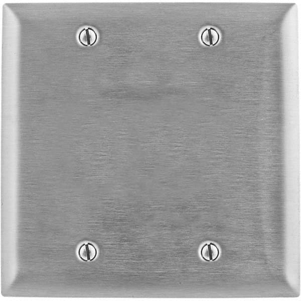 Wall Plates, Wall Plate Type: Blank Wall Plates , Wall Plate Configuration: Blank , Shape: Rectangle , Wall Plate Size: Standard , Number of Gangs: 2, 2  MPN:SS23