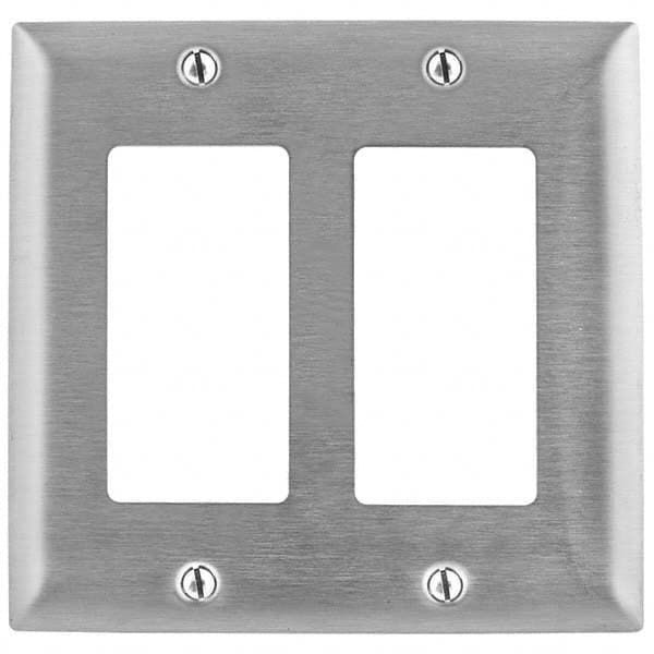 Wall Plates, Wall Plate Type: Outlet Wall Plates , Color: Metallic , Wall Plate Configuration: GFCI/Surge Receptacle , Material: Stainless Steel  MPN:SS262