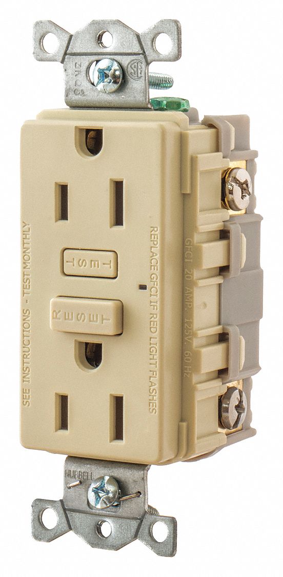 GFCI Receptacle Self-Testing 2 Poles MPN:GF15I