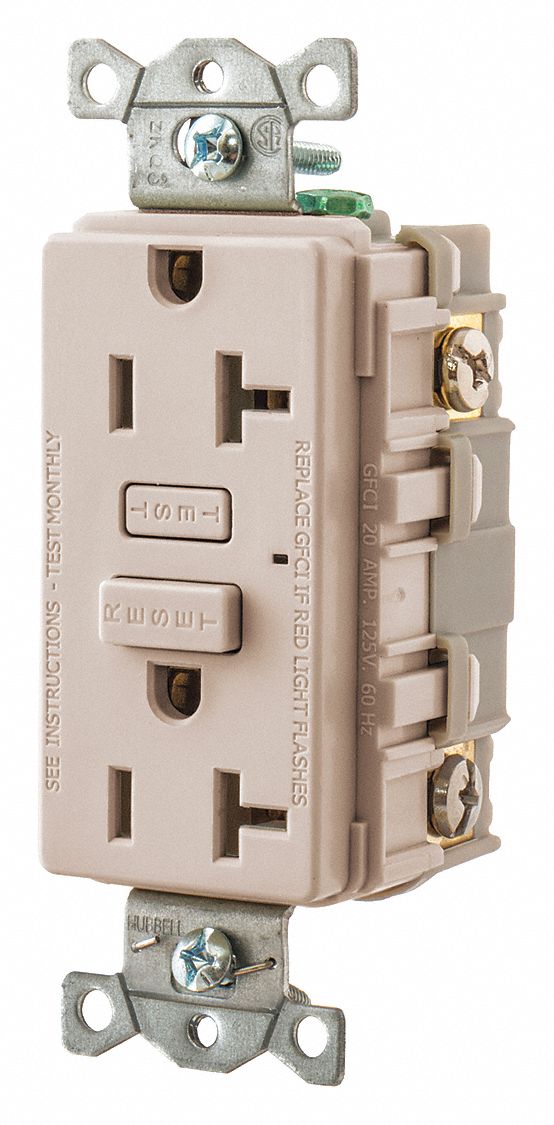 GFCI Receptacle Self-Testing 2 Poles MPN:GF20LA