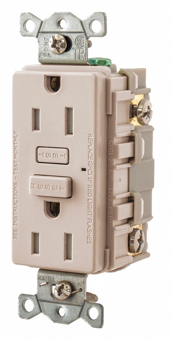 GFCI Receptacle Self-Testing 2 Poles MPN:GFT15LA