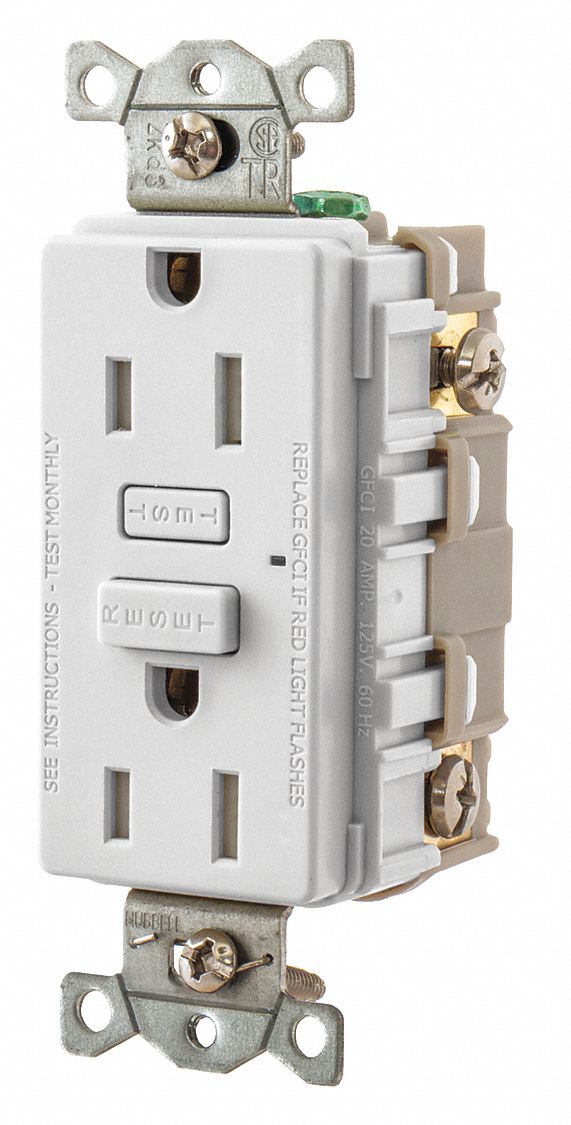 GFCI Receptacle Self-Testing 2 Poles MPN:GFT15W