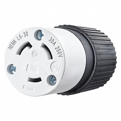 Locking Connector Black/White 250VAC 30A MPN:70630NC