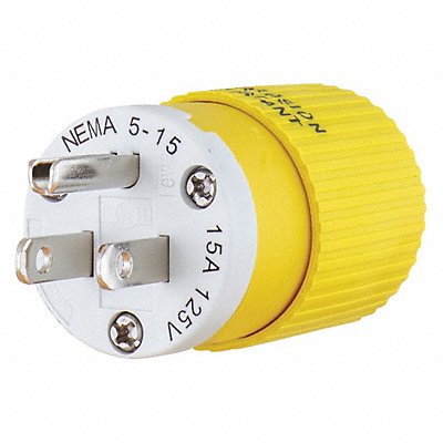 Straight Blade Plug Yellow/White 0.5 HP MPN:BRY5266NPCR