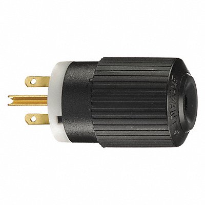 Blade Plug Black/White 2.0 HP 250VAC MPN:BRY5666NP