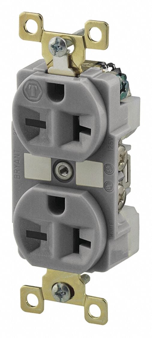 Receptacle Gray 20A 6-20R NEMA Config. MPN:5462GRY