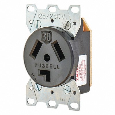 Receptacle 30A 2.0 HP 3 Poles 3 Wires MPN:9303