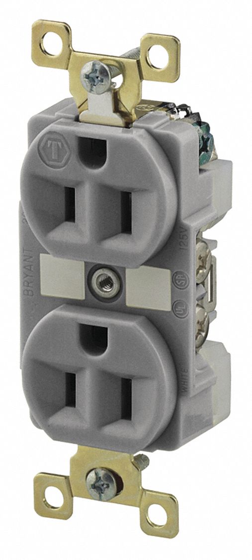 Receptacle 15A 125VAC Isolated Ground MPN:BRY5262GRY