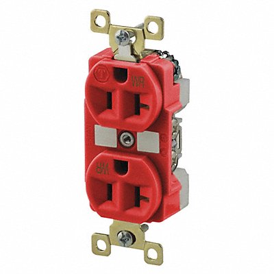 Receptacle Red 20A Weather Resistant MPN:BRY5362REDWR