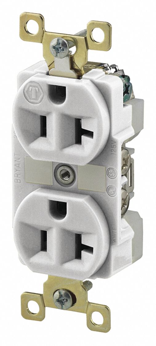 Receptacle White 20A Duplex Receptacles MPN:BRY5362W