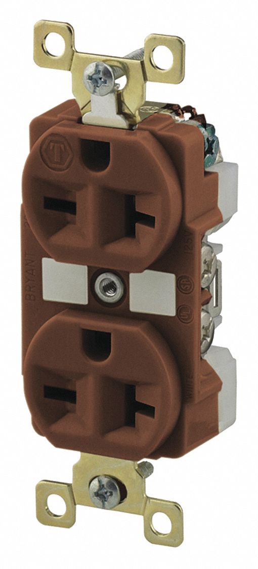 Receptacle Brown 20A 6-20R NEMA Config. MPN:BRY5462