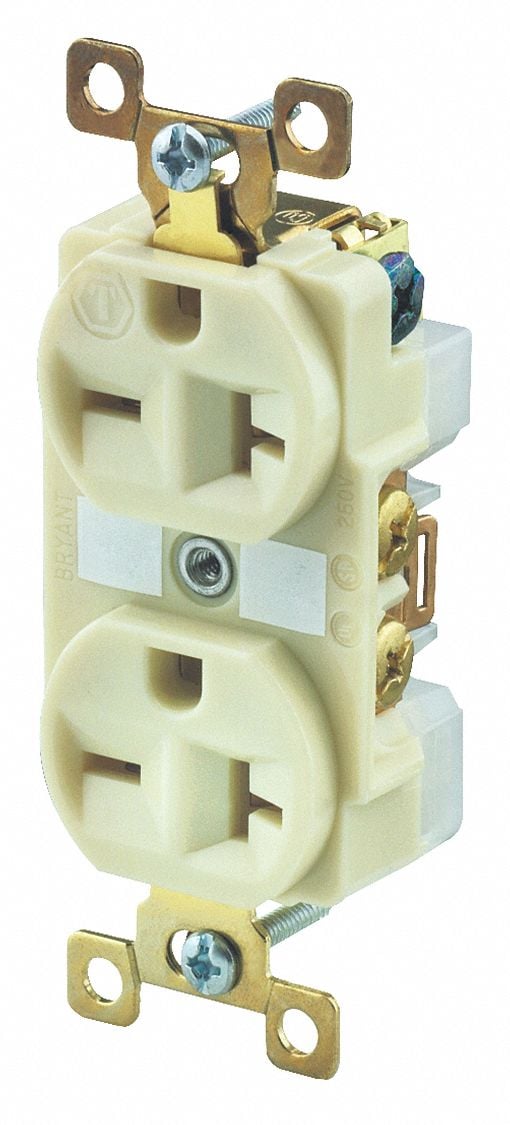 Receptacle Ivory 20A 6-20R NEMA Config. MPN:BRY5462I