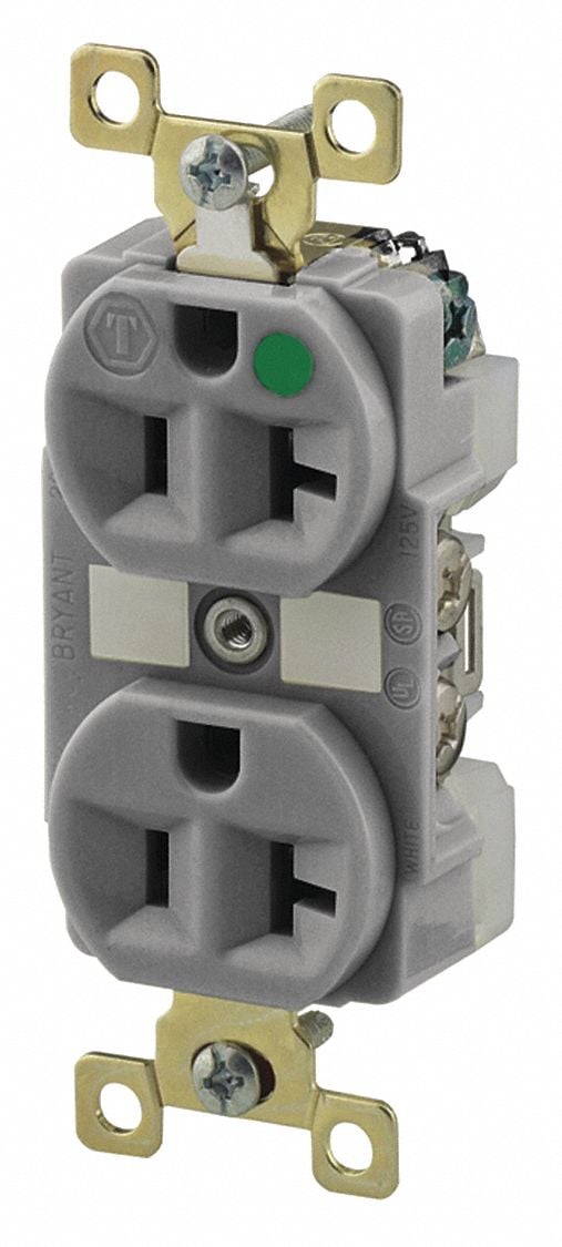 Receptacle Gray 20A 5-20R NEMA Config. MPN:BRY8300GRY