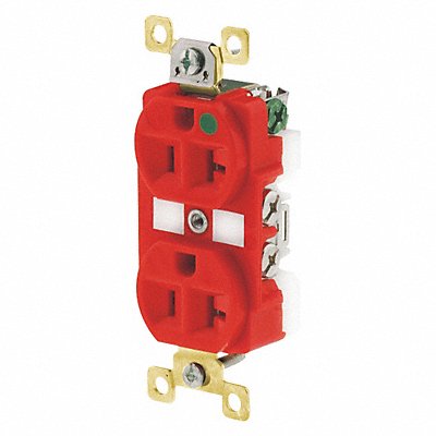 Receptacle Duplex Outlet Flush Mount 20A MPN:BRY8300RED