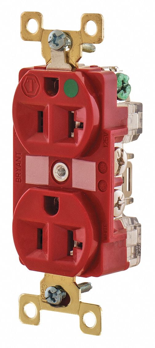 Receptacle Red 20A 1.0 HP 2 Poles MPN:BRY8300REDL