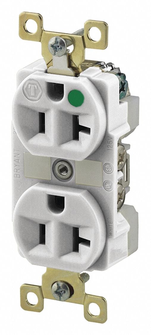 Receptacle White 20A 5-20R NEMA Config. MPN:BRY8300W