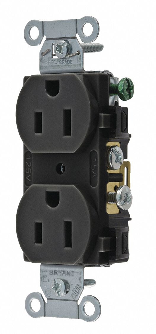 Receptacle Black 15A 5-15R NEMA Config. MPN:CBRS15BLK