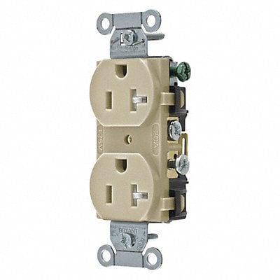 Receptacle Ivory 20A Side Winning Nylon MPN:CRS20ITR