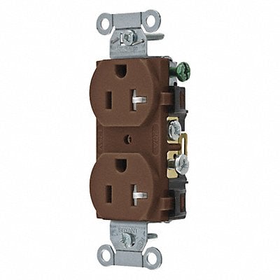 Receptacle Brown 2 Poles 3 Wires MPN:CRS20TR