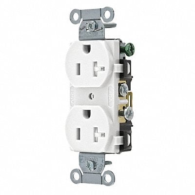 Receptacle White 20A Tamper Resistant MPN:CRS20WTR