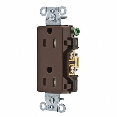 Receptacle Brown Nylon 0.5 HP 125VAC MPN:DRS15TR