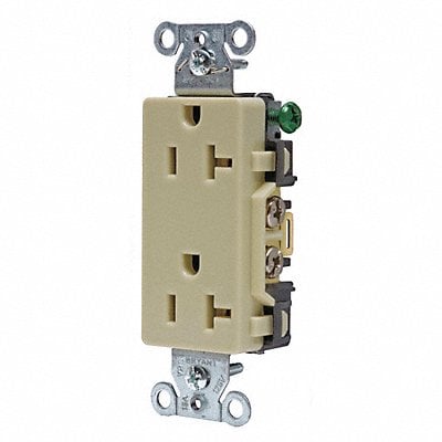 Receptacle Ivory 125VAC Decorator Outlet MPN:DRS20I